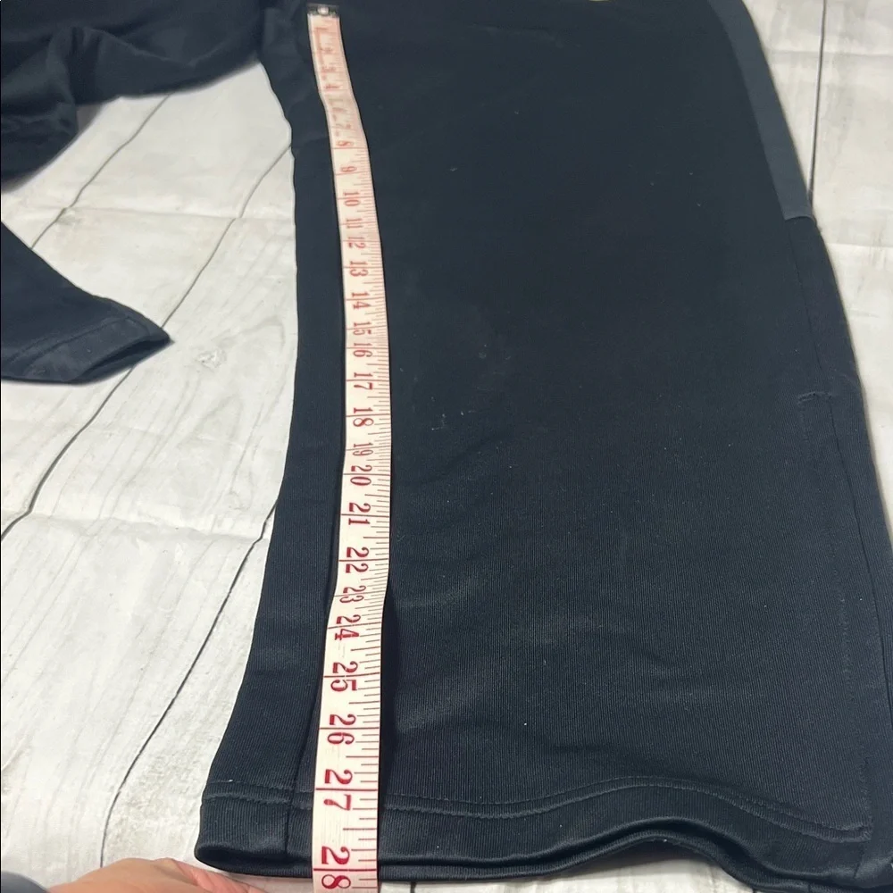 Nike Dri-FIT Black Athletic joggers with white Logo - Size M